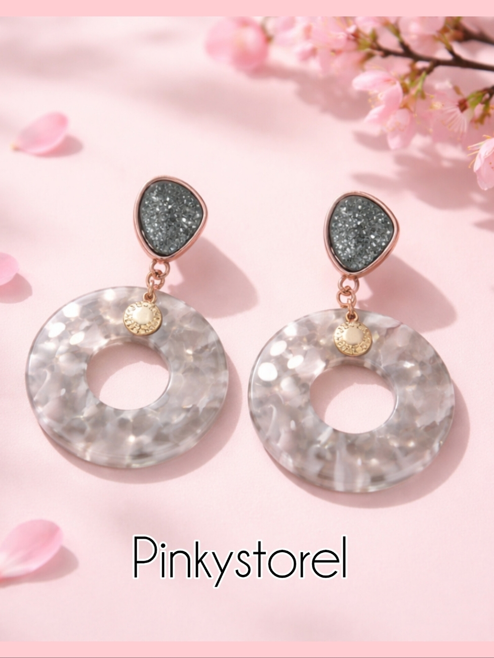 Multi Color Round Earrings🍩